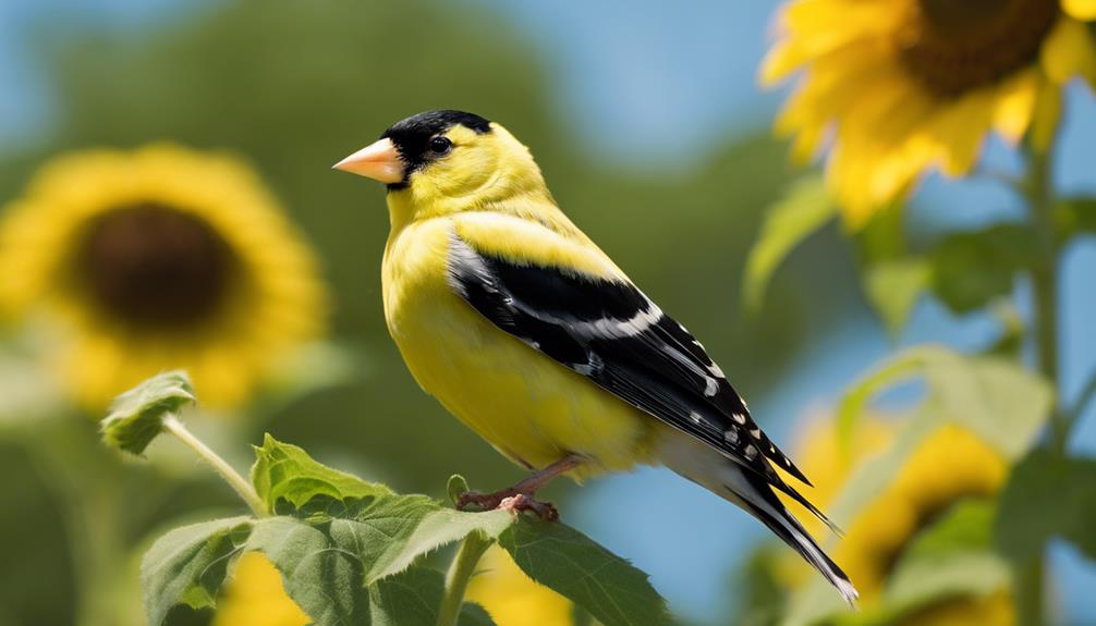 bright yellow summer bird
