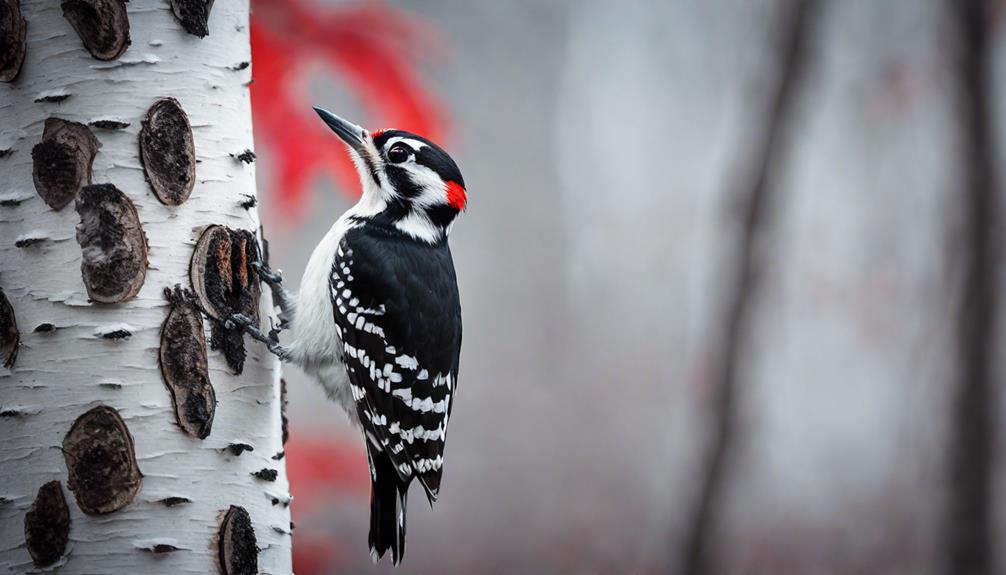 distinctive black and white