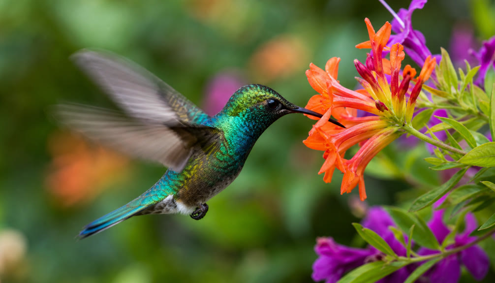 Top 15 Types Of Wild Birds (With Pictures) 8 Colorful hummingbird perched on a branch