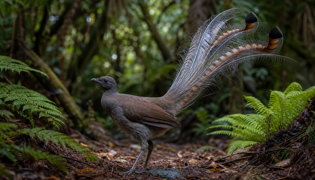 Top 15 Types Of Wild Birds (With Pictures) 3 Lyrebird in forest habitat